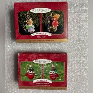 Hallmark keepsake ornament Friendship bundle